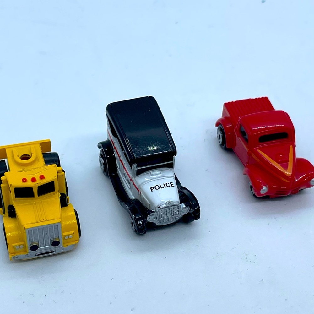 Lot of 3 micro machines - 1980’s vintage toy cars by Galoob